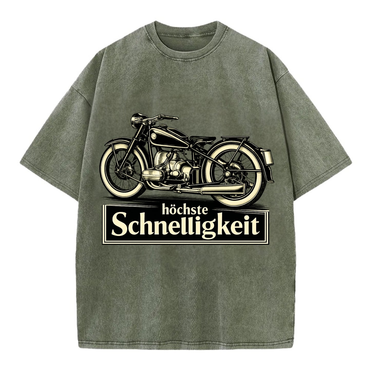 German Speed Motorcycle - Vintage T-shirt