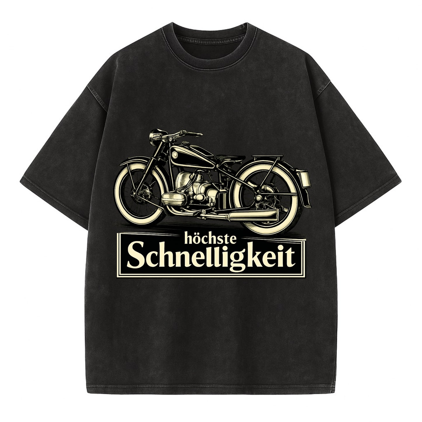 German Speed Motorcycle - Vintage T-shirt