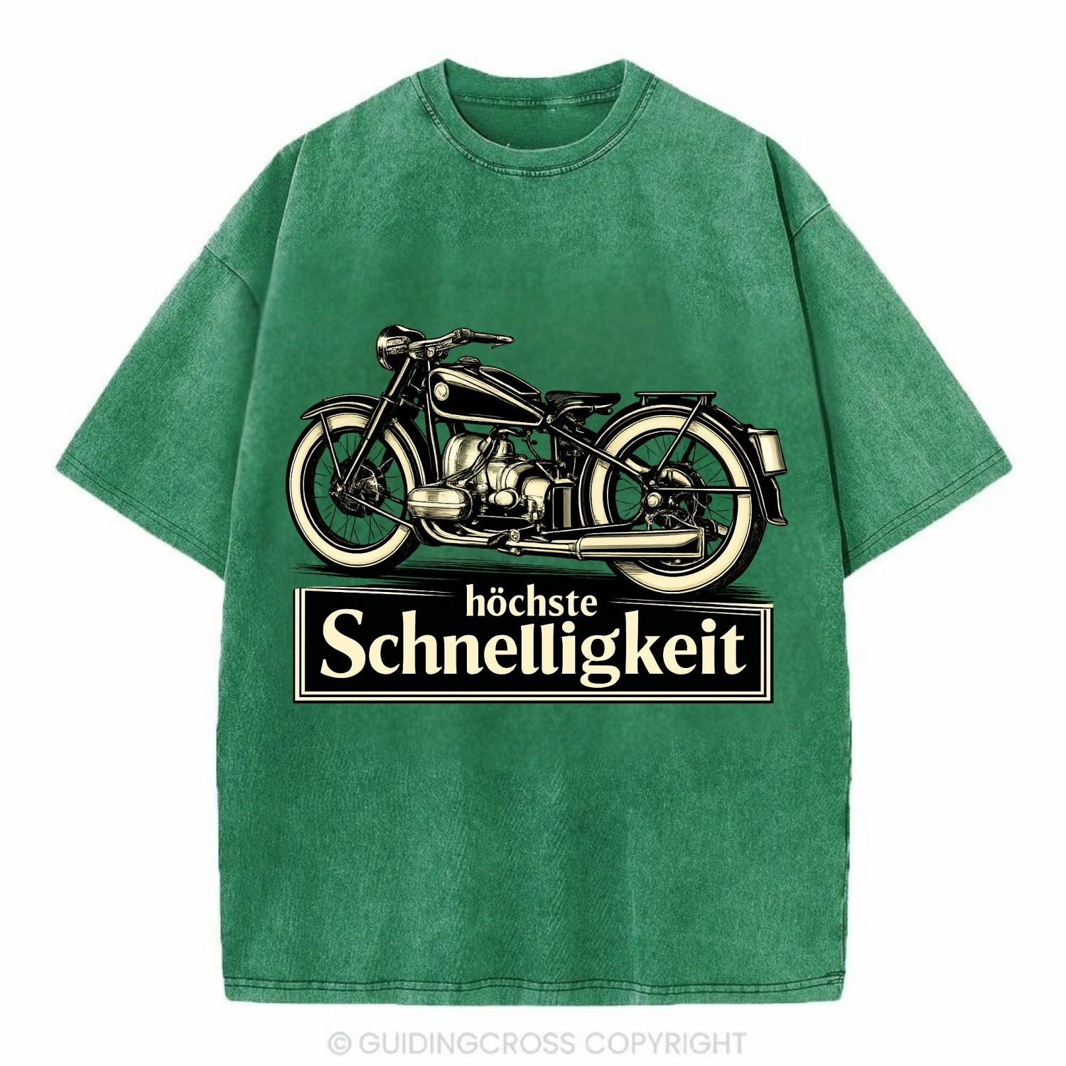 German Speed Motorcycle - Vintage T-shirt