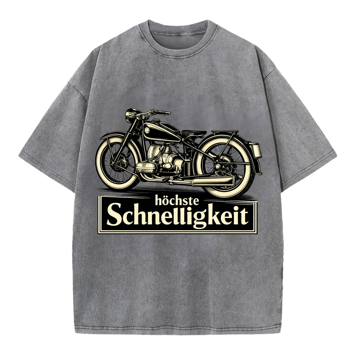 German Speed Motorcycle - Vintage T-shirt