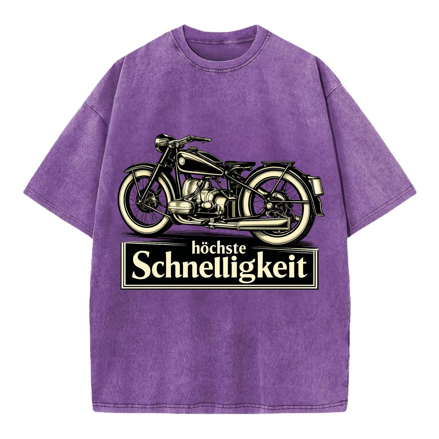 German Speed Motorcycle - Vintage T-shirt