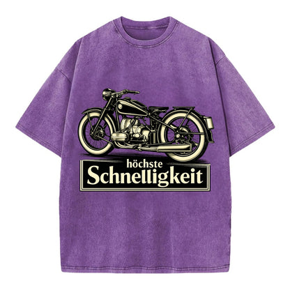 German Speed Motorcycle - Vintage T-shirt