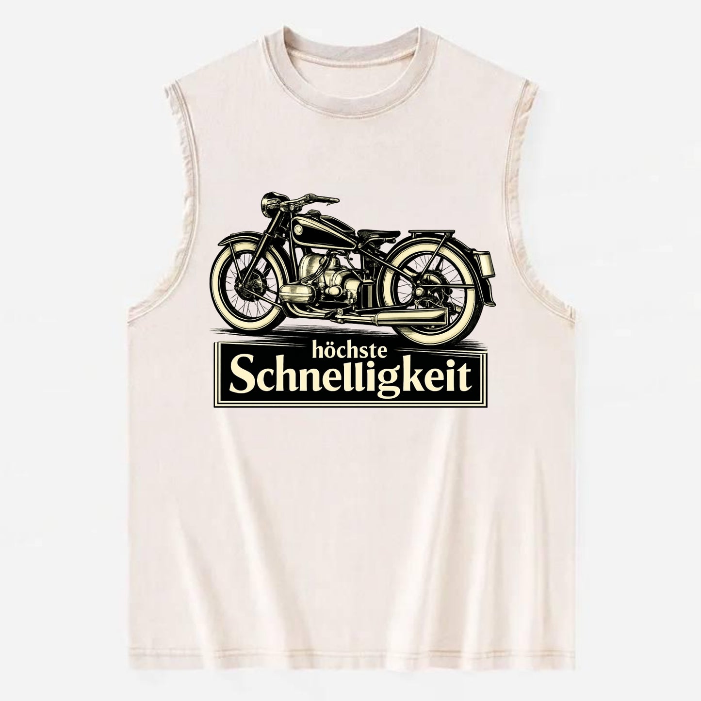 German Speed Motorcycle - Vintage Washed Tank