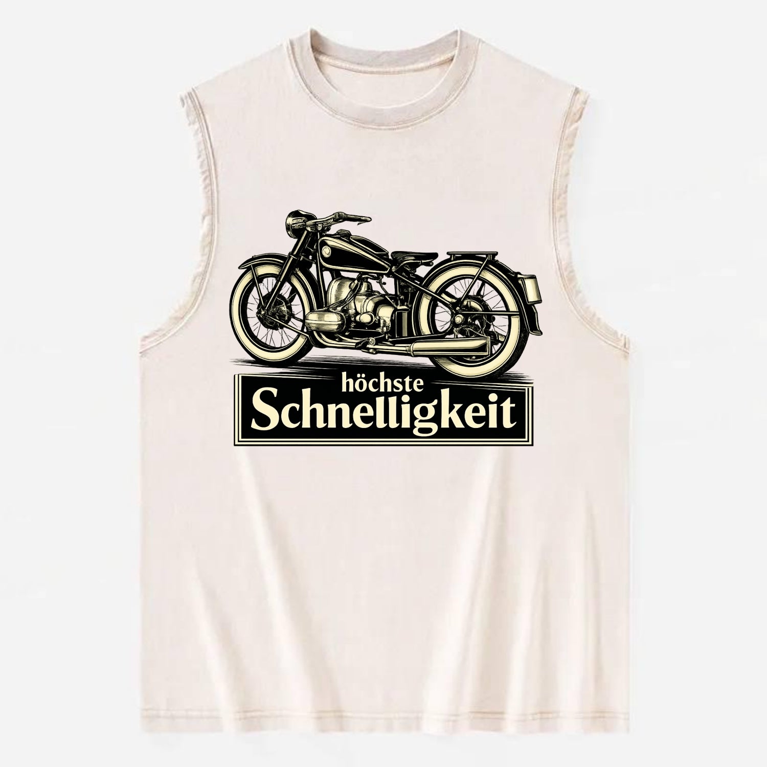 German Speed Motorcycle - Vintage Washed Tank