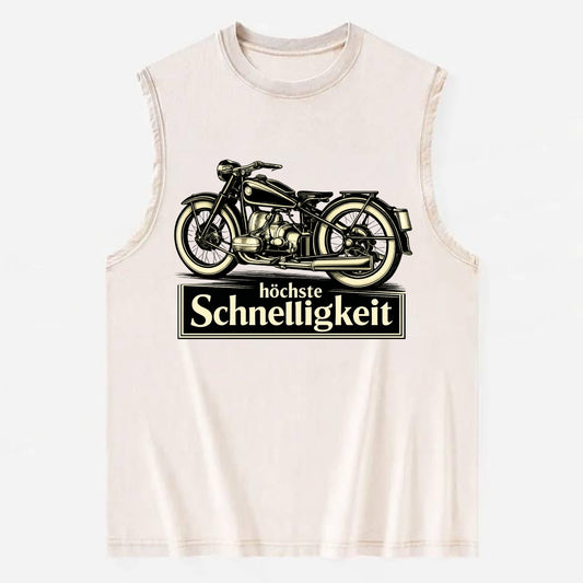 German Speed Motorcycle - Vintage Washed Tank