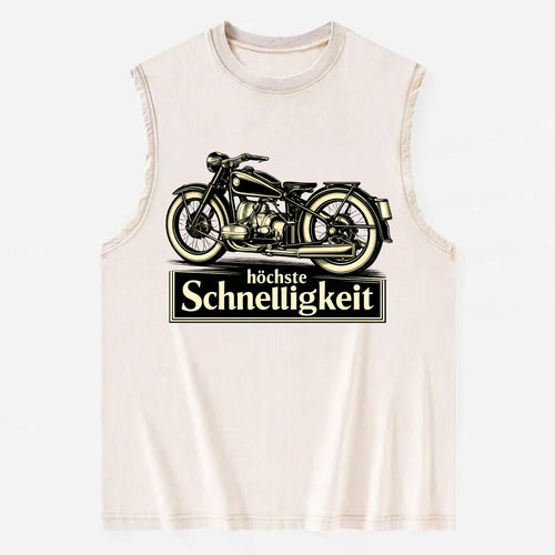 German Speed Motorcycle - Vintage Washed Tank