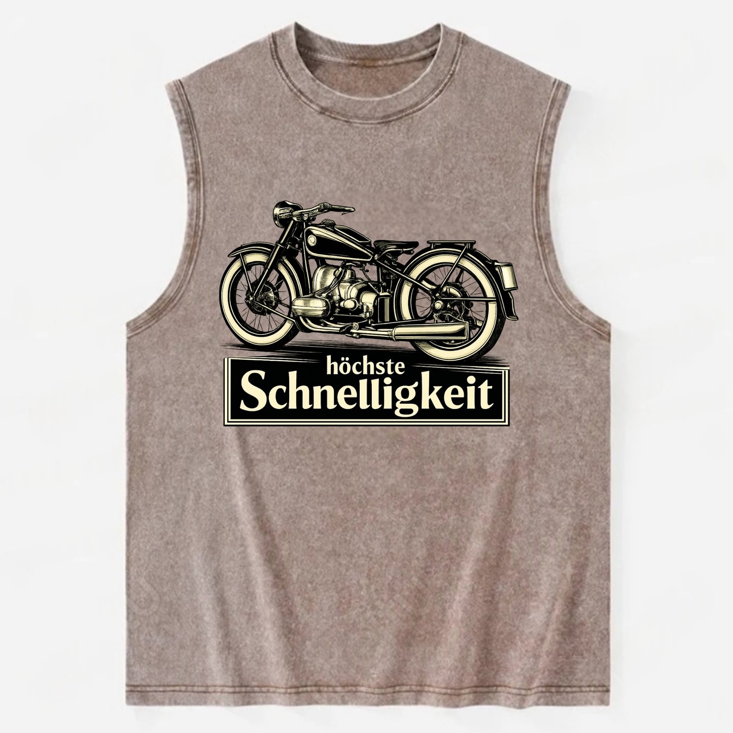 German Speed Motorcycle - Vintage Washed Tank