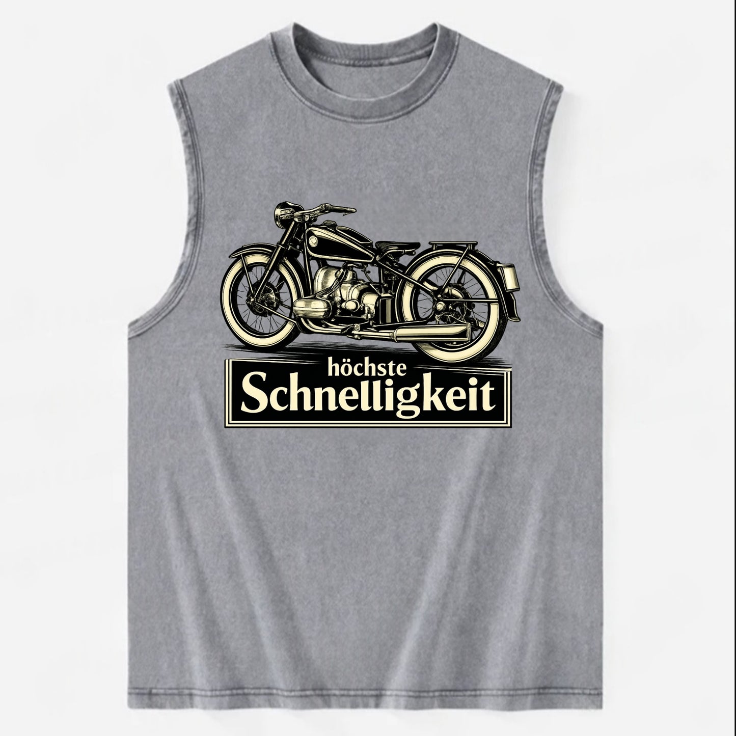 German Speed Motorcycle - Vintage Washed Tank