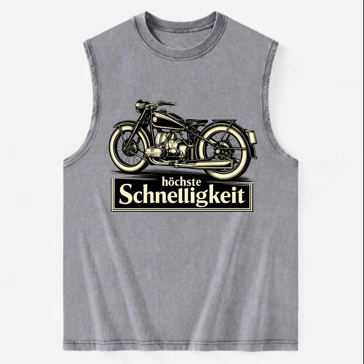 German Speed Motorcycle - Vintage Washed Tank