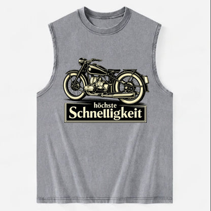 German Speed Motorcycle - Vintage Washed Tank
