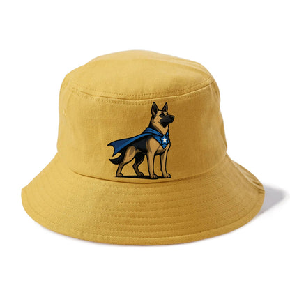 German Shepherd Patriotic Hero  - Bucket Hat - Golden Harvest(Yellow)