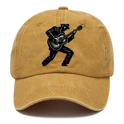 Guitarist playing acoustic guitar - Classic Cap - Golden Harvest(Yellow)