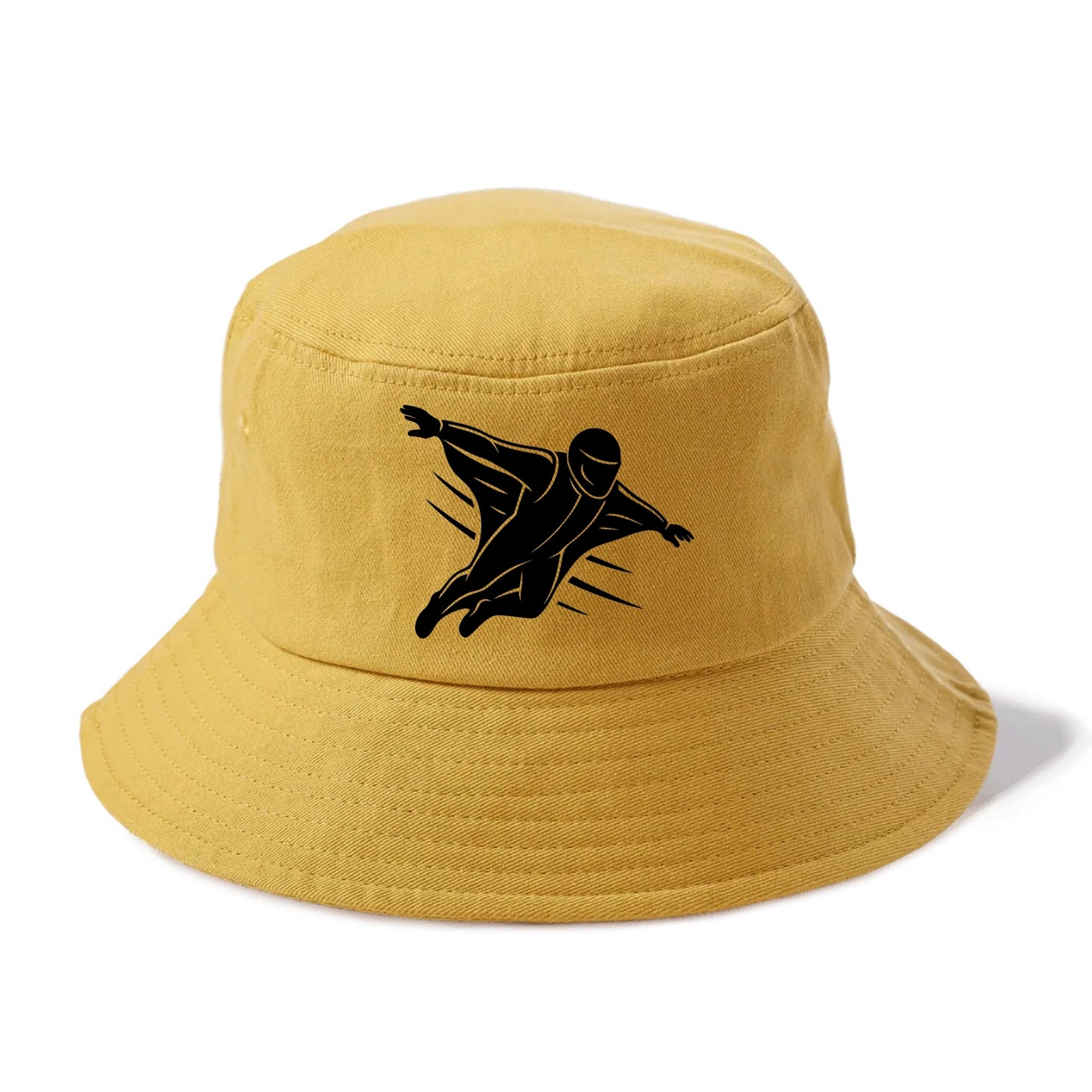 Wingsuit flyer gliding - Bucket Hat - Golden Harvest(Yellow)