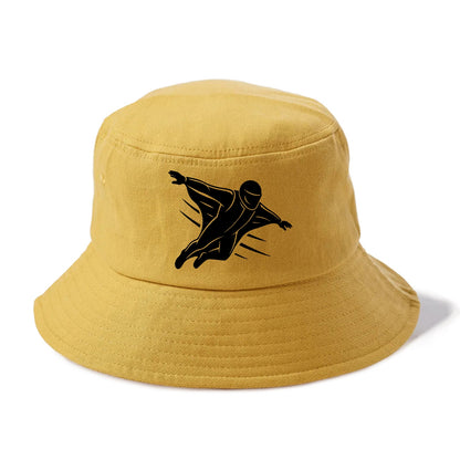 Wingsuit flyer gliding - Bucket Hat - Golden Harvest(Yellow)