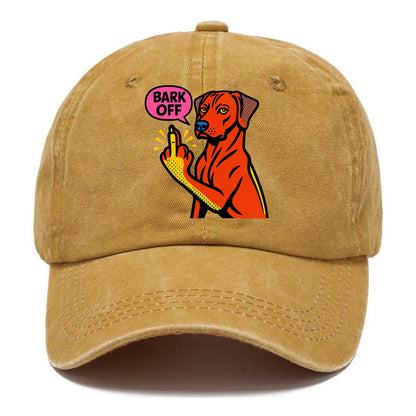 Rhodesian Ridgeback with distinctive ridge on back, athletic muscular paw up - Classic Cap - Golden Harvest(Yellow)