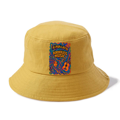K-Pop and Latin fusion explosion - "Borderless Music" - cross-cultural sounds - Bucket Hat - Golden Harvest(Yellow)