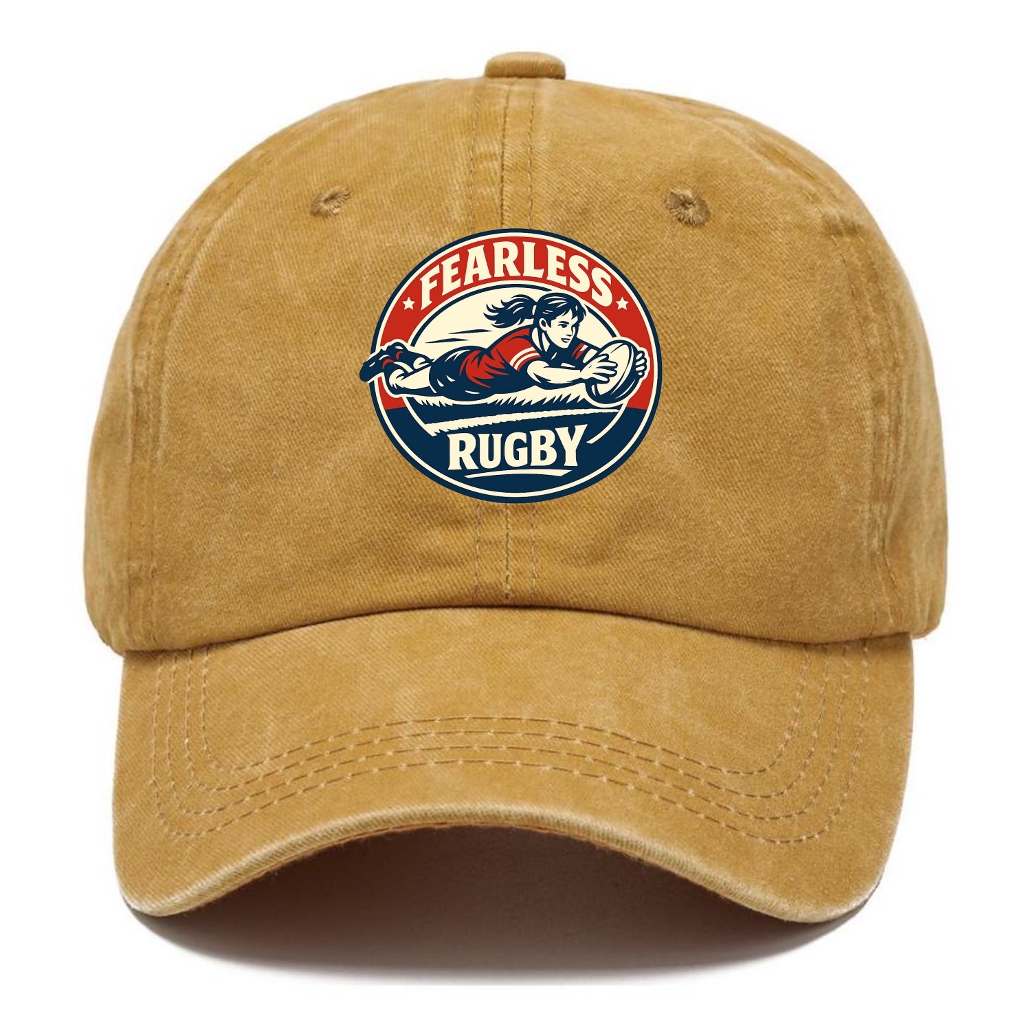 Fearless Try Scorer Emblem - Classic Cap - Golden Harvest(Yellow)