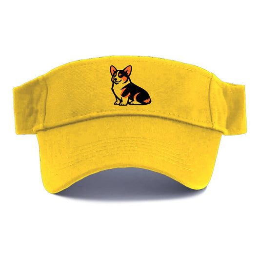 Tricolor Corgi Charm - Visor - Golden Harvest(Yellow)