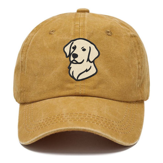 Golden Retriever - Head tilt curious pos Classic Cap - Golden Harvest(Yellow)