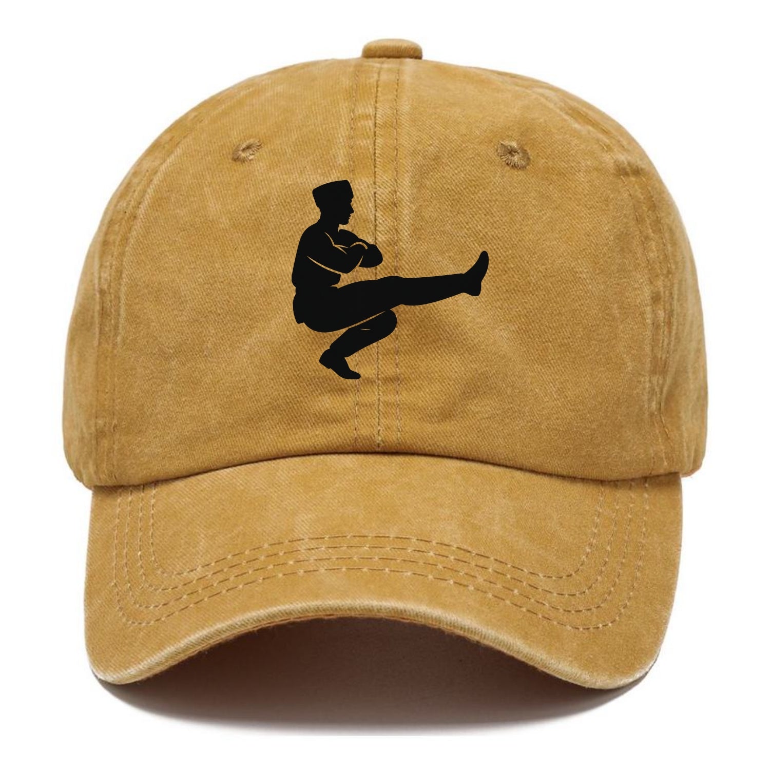 Russian Cossack dancer squat kick - Classic Cap - Golden Harvest(Yellow)