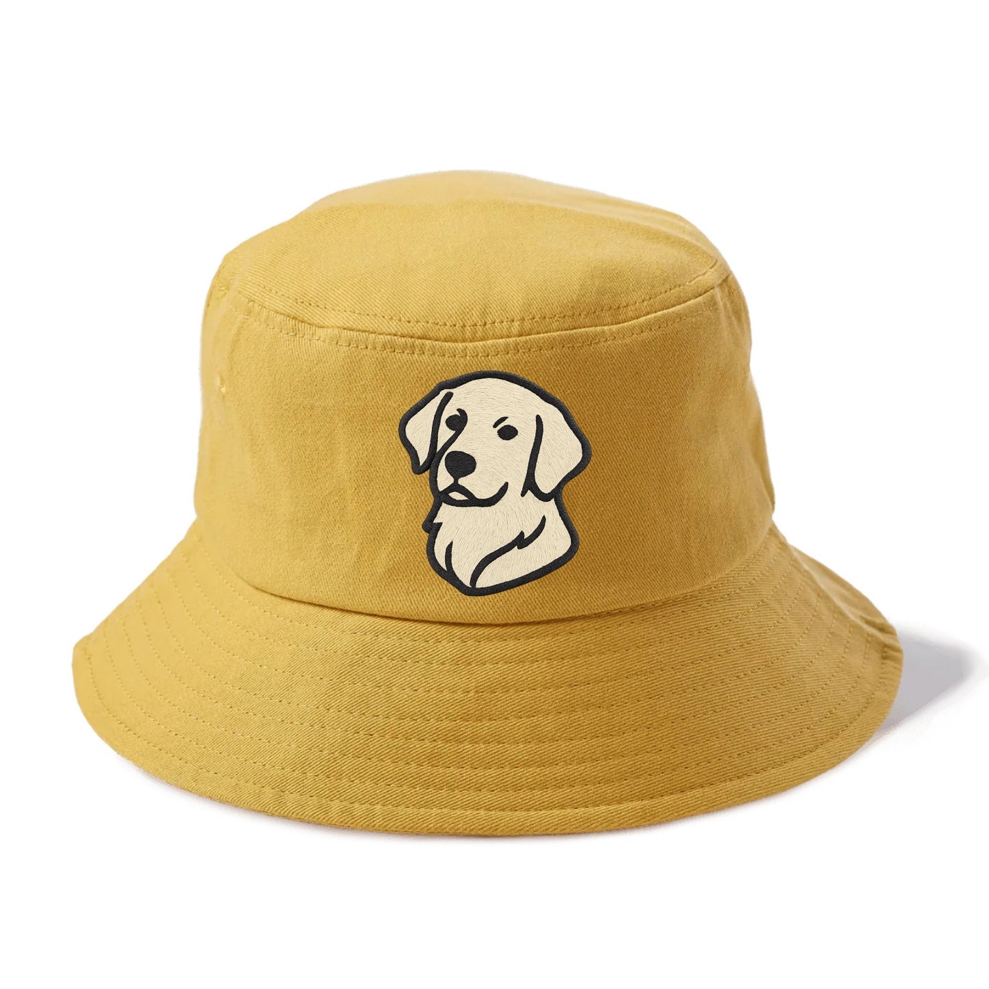 Golden Retriever - Head tilt curious pos Bucket Hat - Golden Harvest(Yellow)