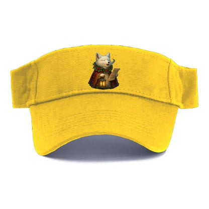 Snowbound Arctic Fox Caroler  - Visor - Golden Harvest(Yellow)
