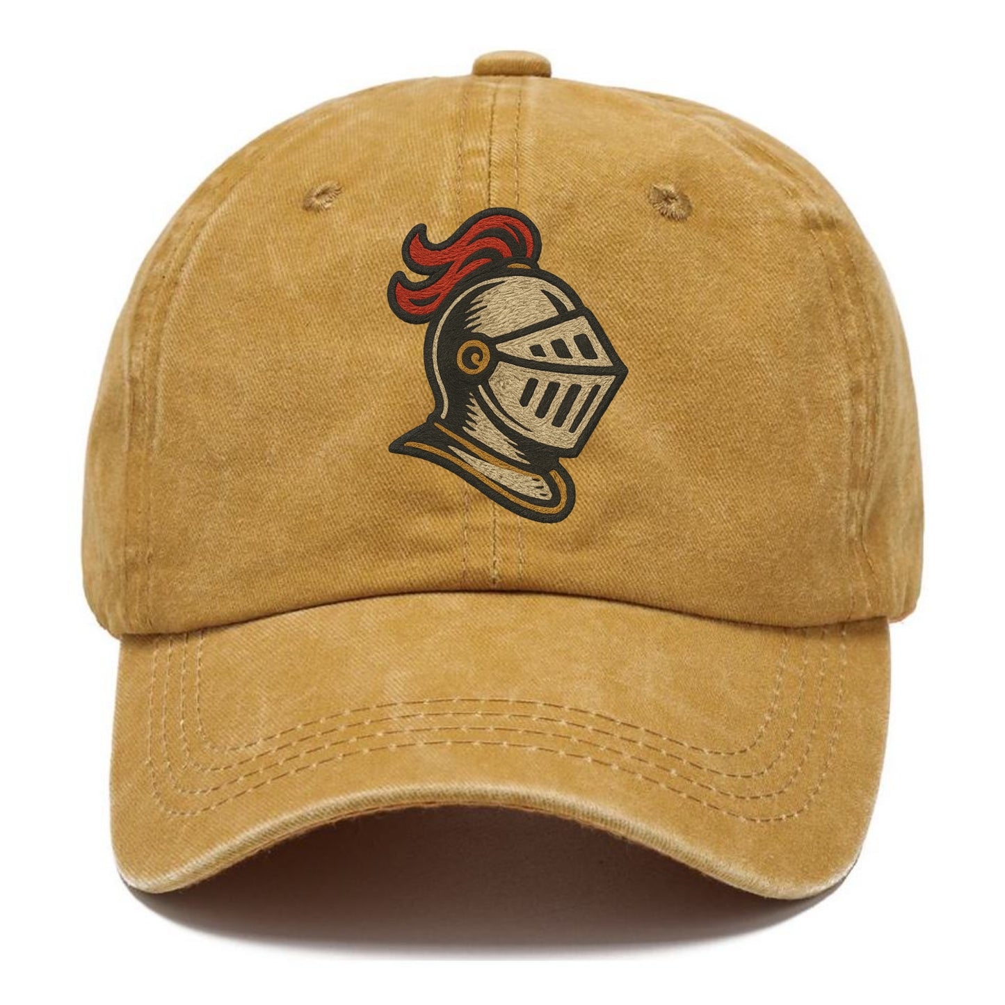 Knight Helmet  - Classic Cap - Golden Harvest(Yellow)