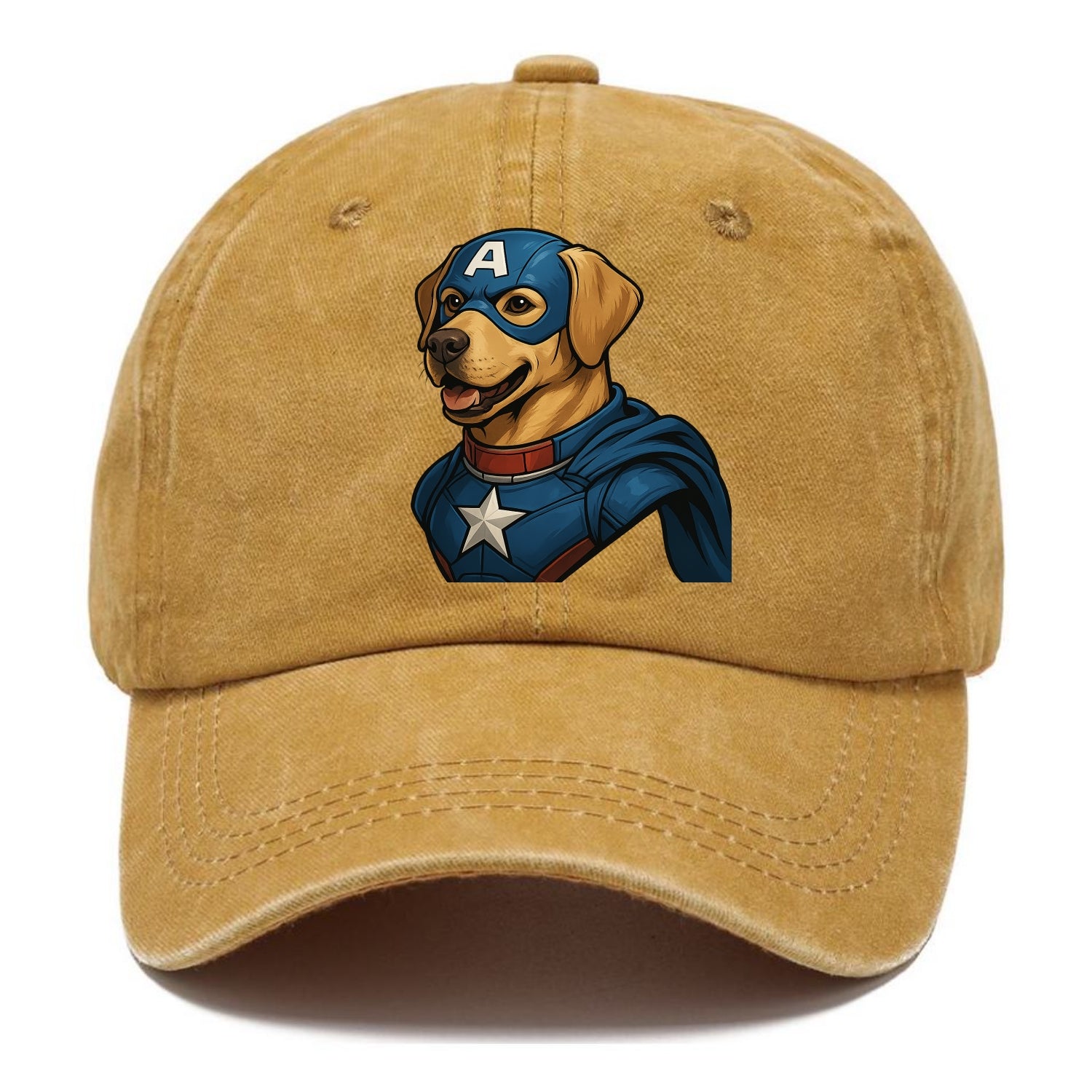 Labrador Patriotic Hero  - Classic Cap - Golden Harvest(Yellow)