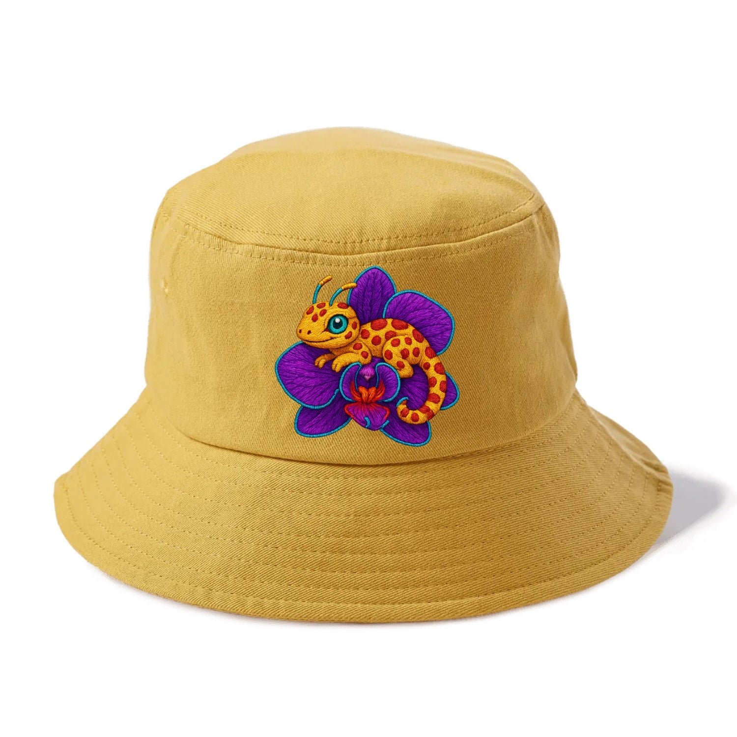 Leopard Orchid - Bucket Hat - Golden Harvest(Yellow)