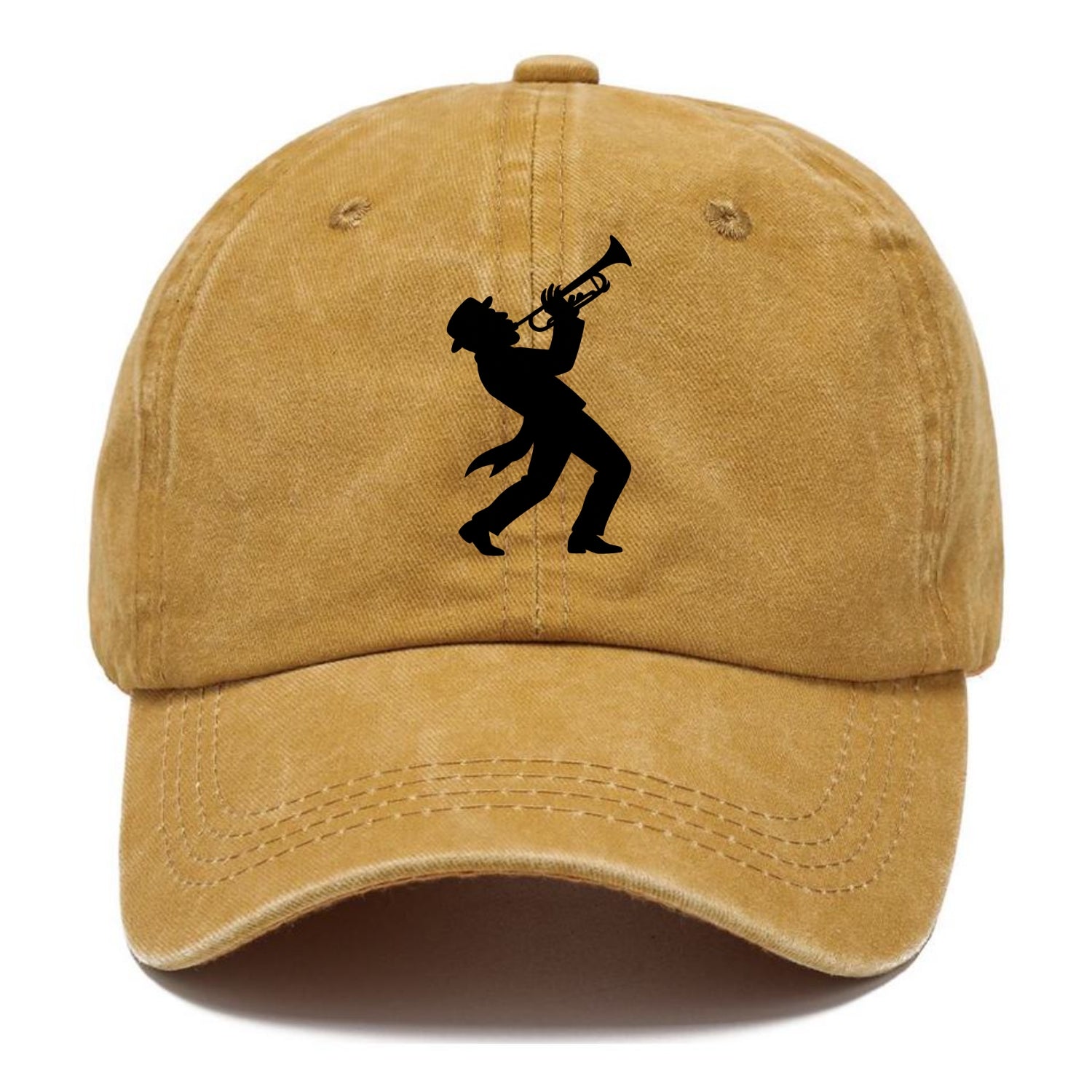 Trumpet player hitting high note - Classic Cap - Golden Harvest(Yellow)
