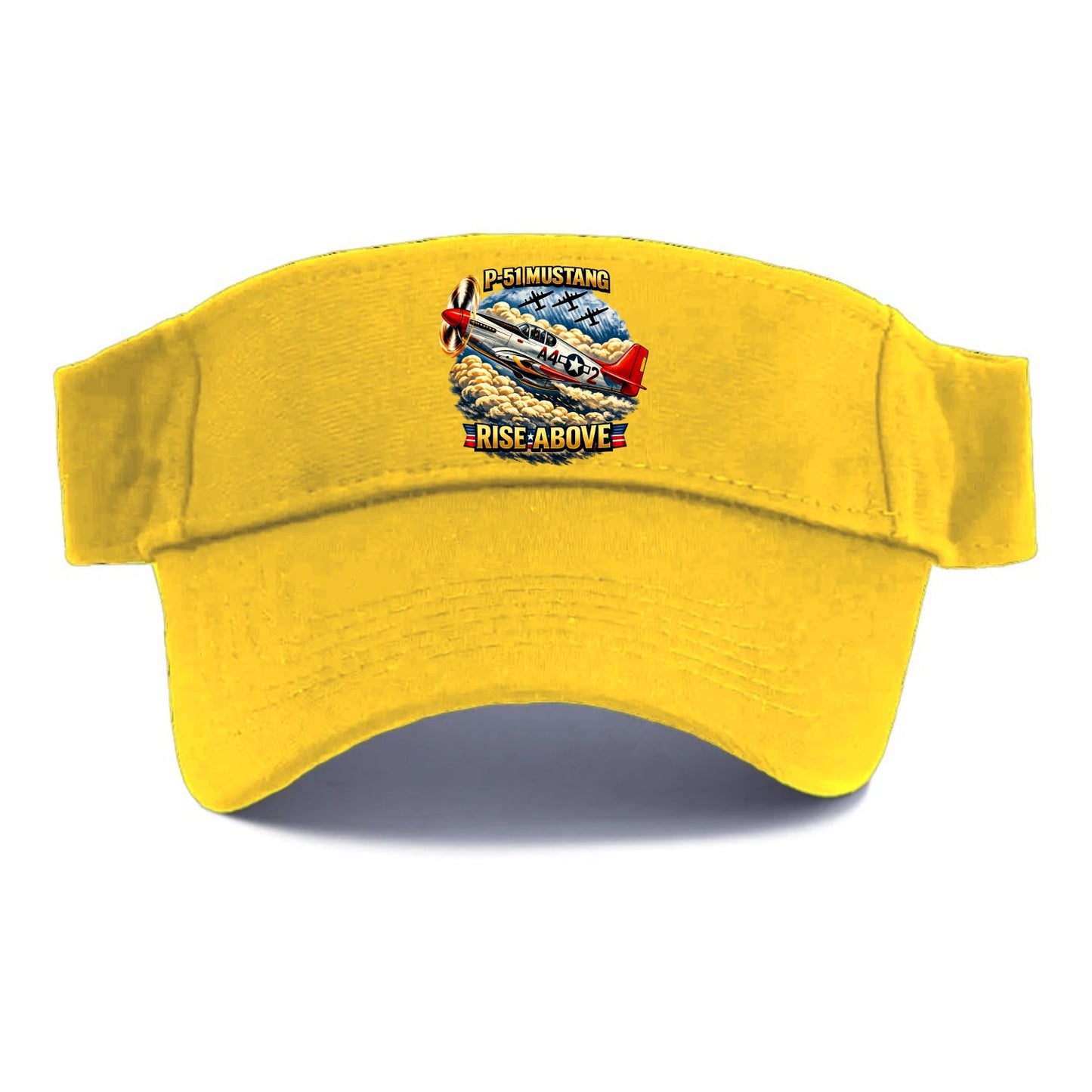 P 51 Mustang Rise Above - Visor - Golden Harvest(Yellow)