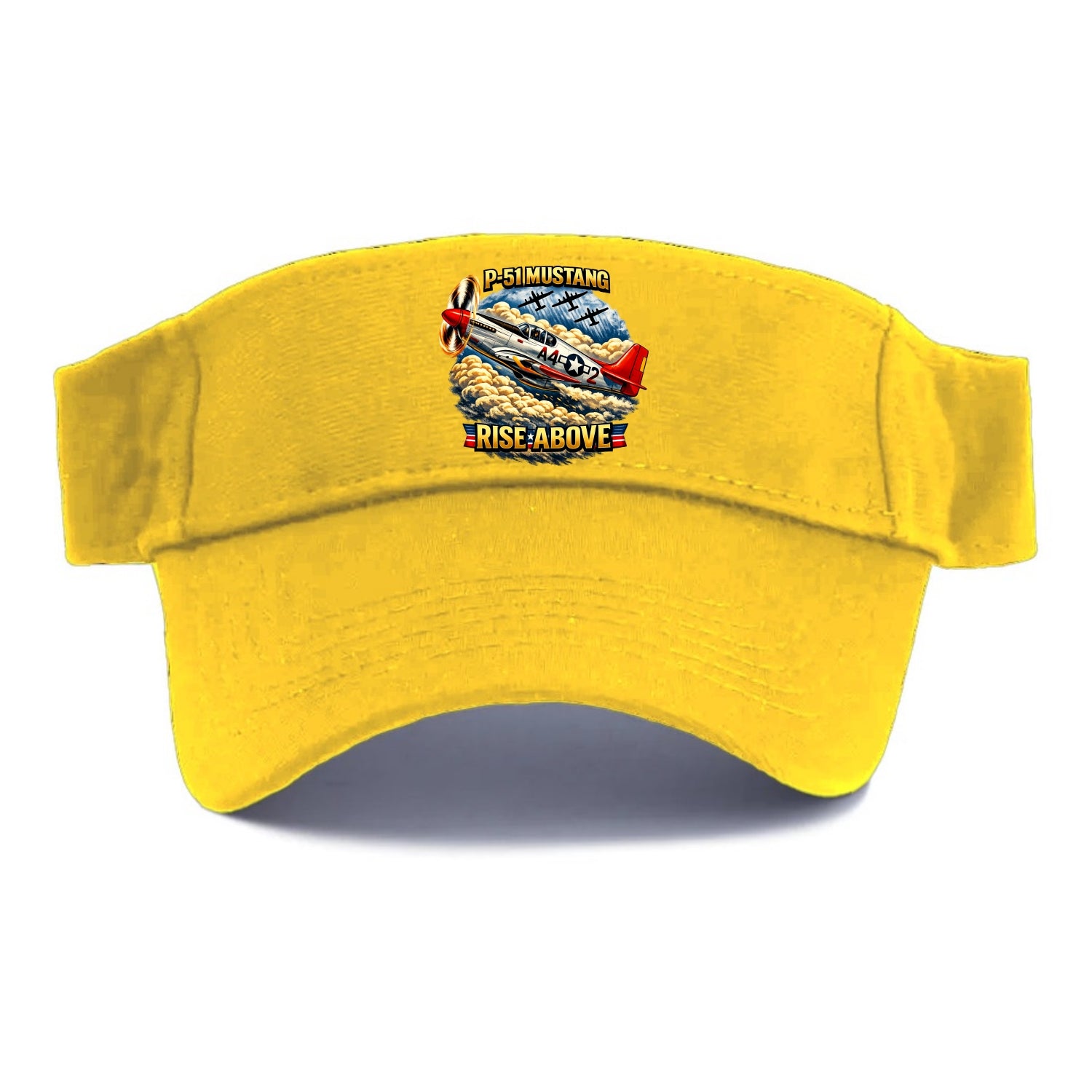 P 51 Mustang Rise Above - Visor - Golden Harvest(Yellow)