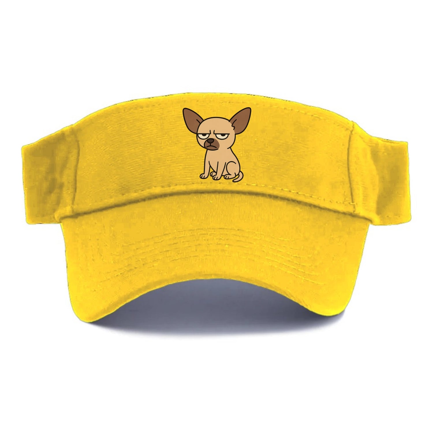 The Chihuahua Judging Silently - Visor - Golden Harvest(Yellow)