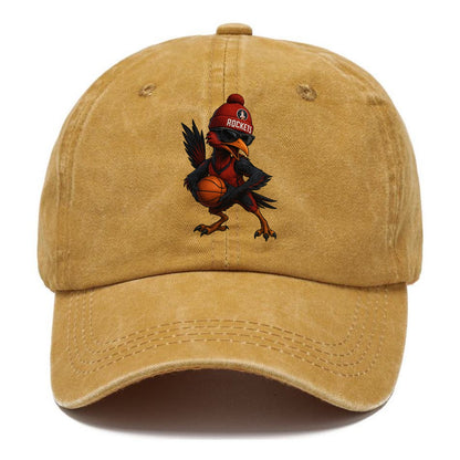 Houston Roadrunner wearing Rockets beanie with launch pad patch and wayfarer - Classic Cap - Golden Harvest(Yellow)