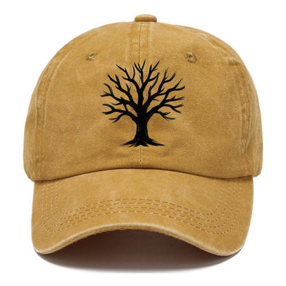 Tree with many branches - community strength ink art - Classic Cap - Golden Harvest(Yellow)
