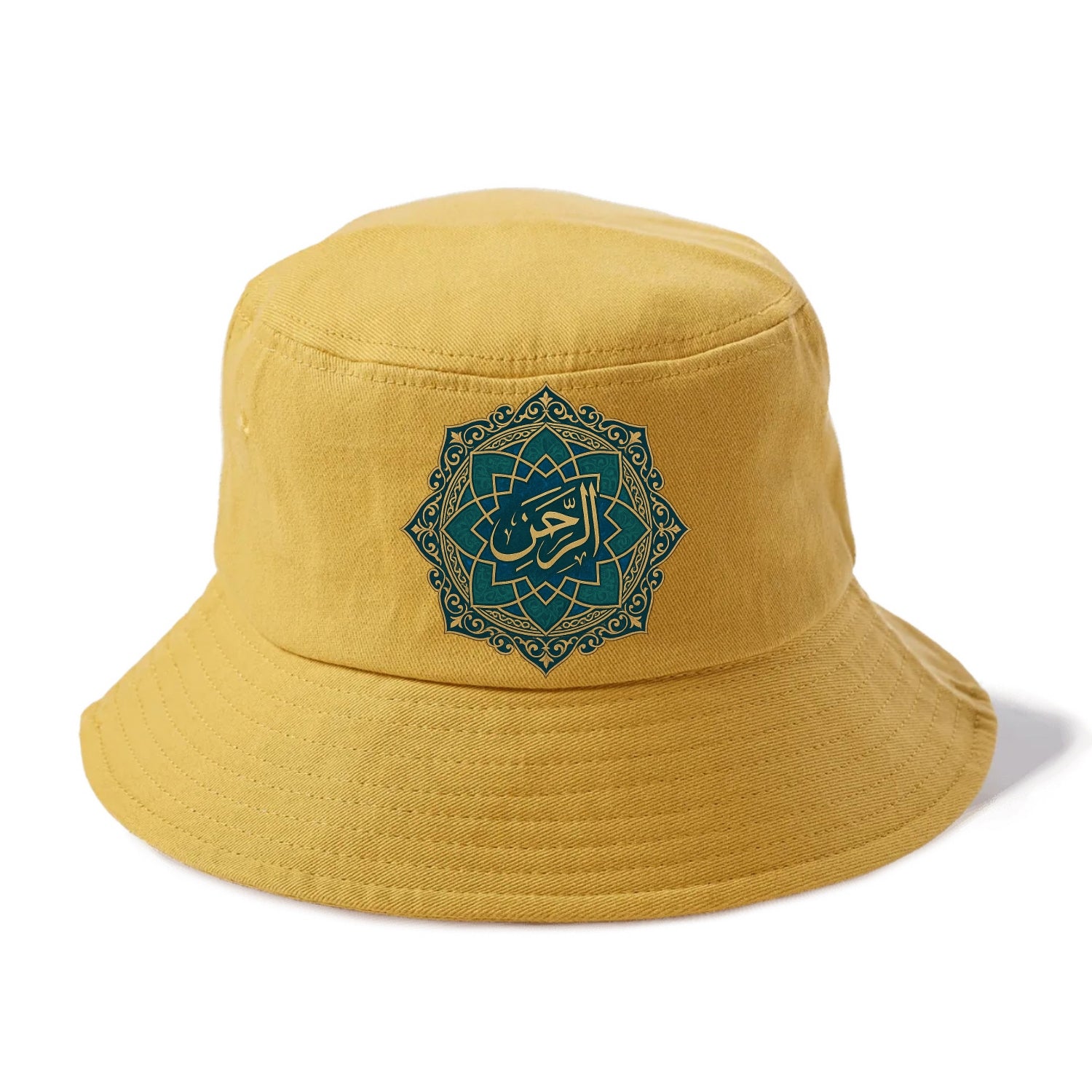 Ar-Rahman Geometric - Bucket Hat - Golden Harvest(Yellow)