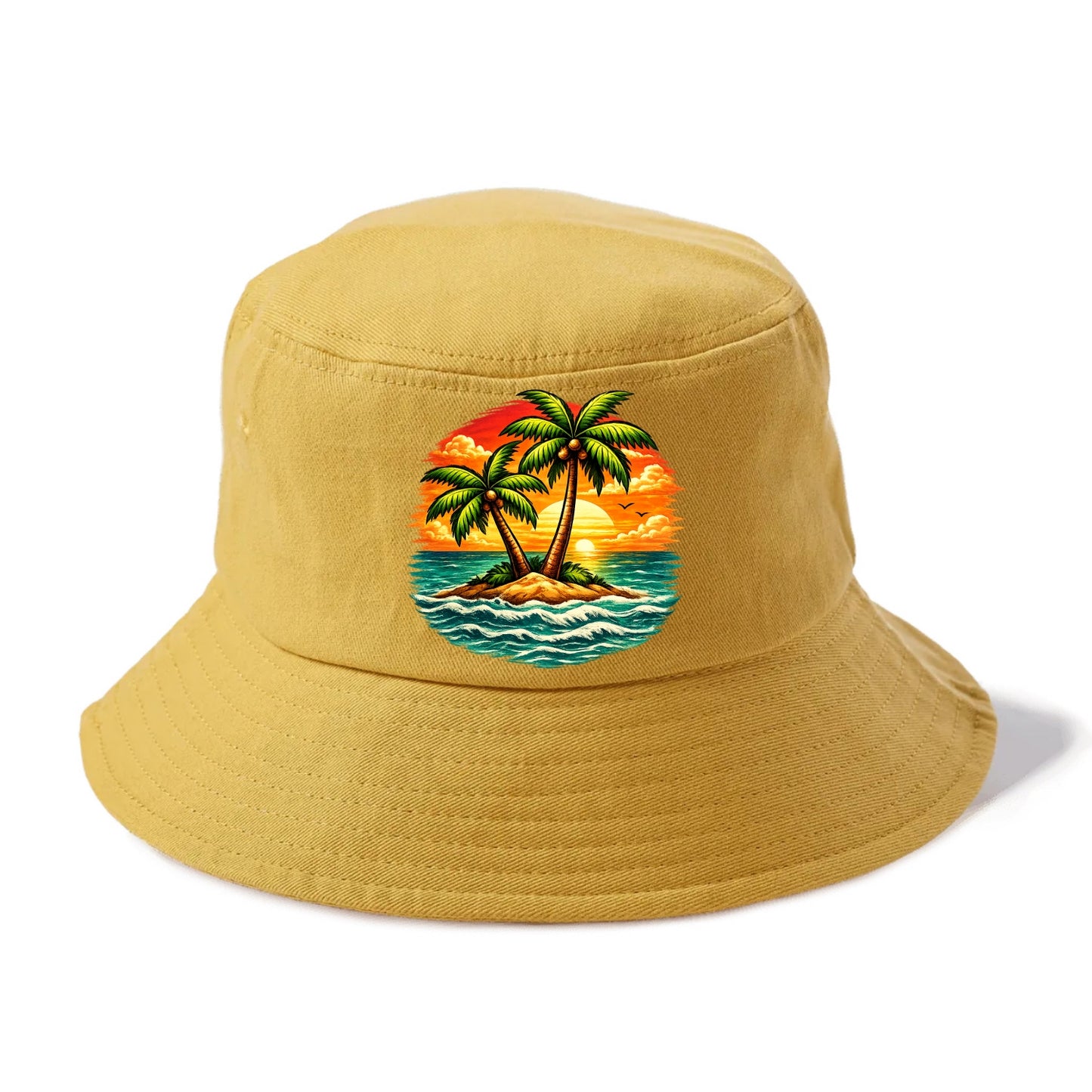 Tropical Island - Bucket Hat - Golden Harvest(Yellow)
