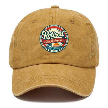 Carefree Retirement Emblem - Classic Cap - Golden Harvest(Yellow)