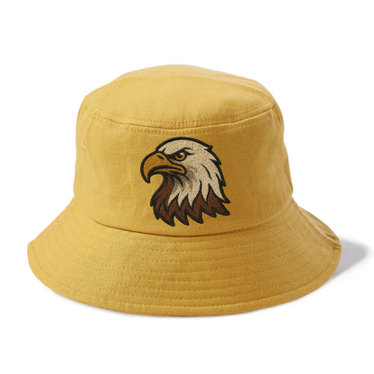 American Eagle Head  - Bucket Hat - Golden Harvest(Yellow)