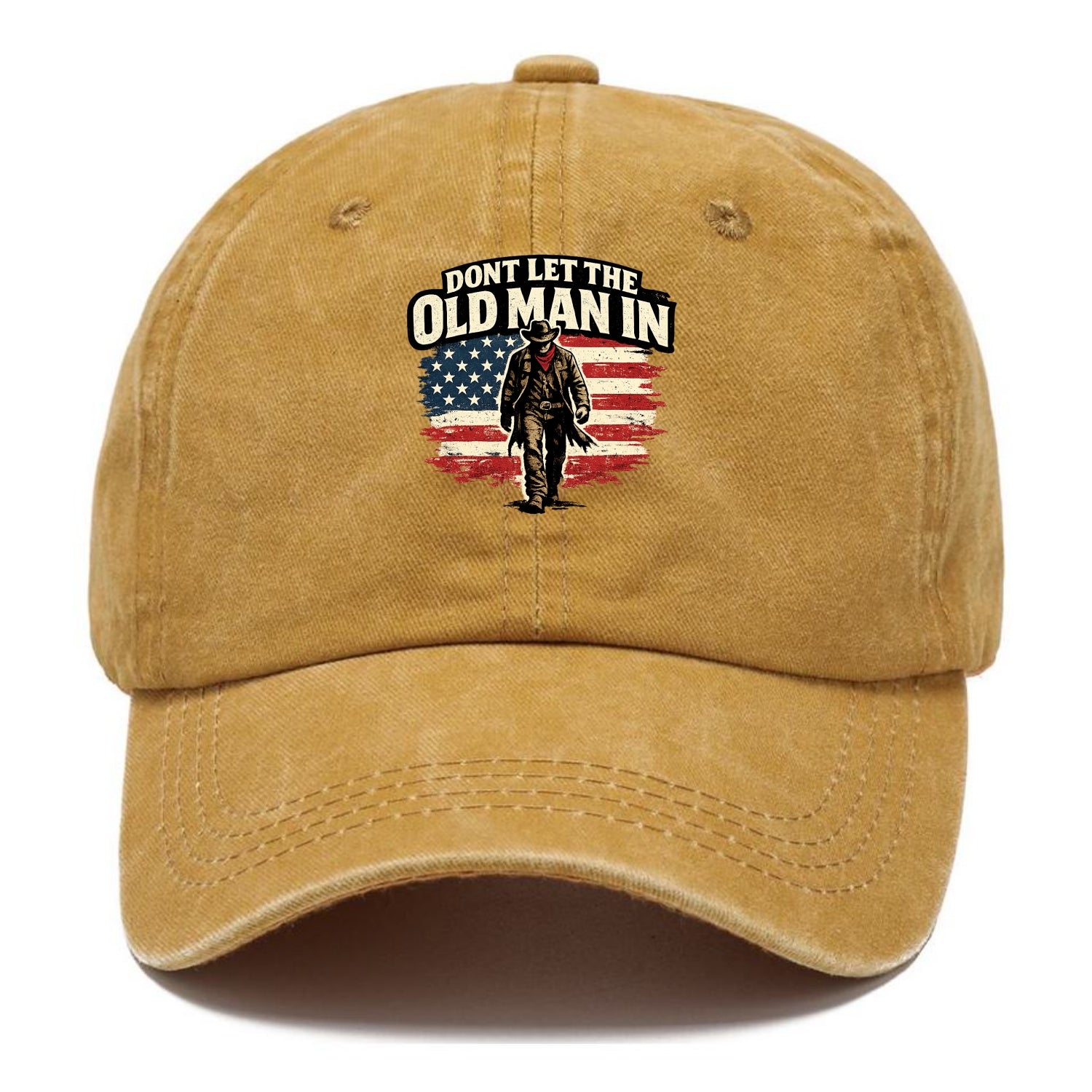 Dont Let The Old Man In - Classic Cap - Golden Harvest(Yellow)