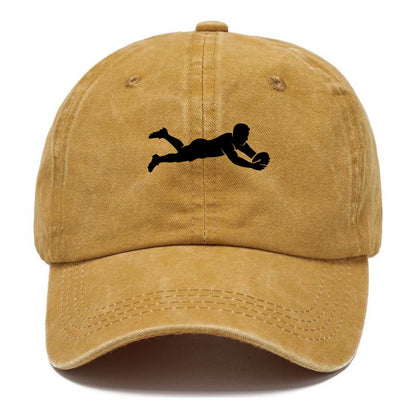 Rugby player diving for try - Classic Cap - Golden Harvest(Yellow)