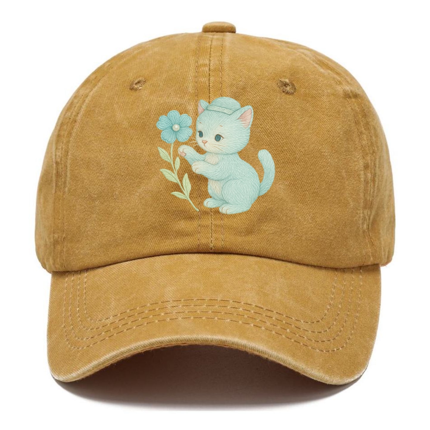Aqua Kitten - Classic Cap - Golden Harvest(Yellow)