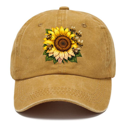 Vintage Sunflower - Classic Cap - Golden Harvest(Yellow)