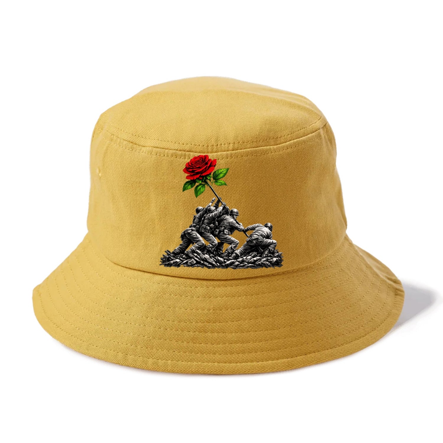 Iwo Jima Rose - Bucket Hat - Golden Harvest(Yellow)