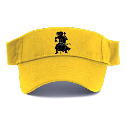 Cellist performing emotional solo - Visor - Golden Harvest(Yellow)