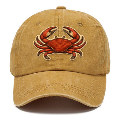 CRAB CLAWS - red crab in scarlet and orange , seafood - Classic Cap - Golden Harvest(Yellow)