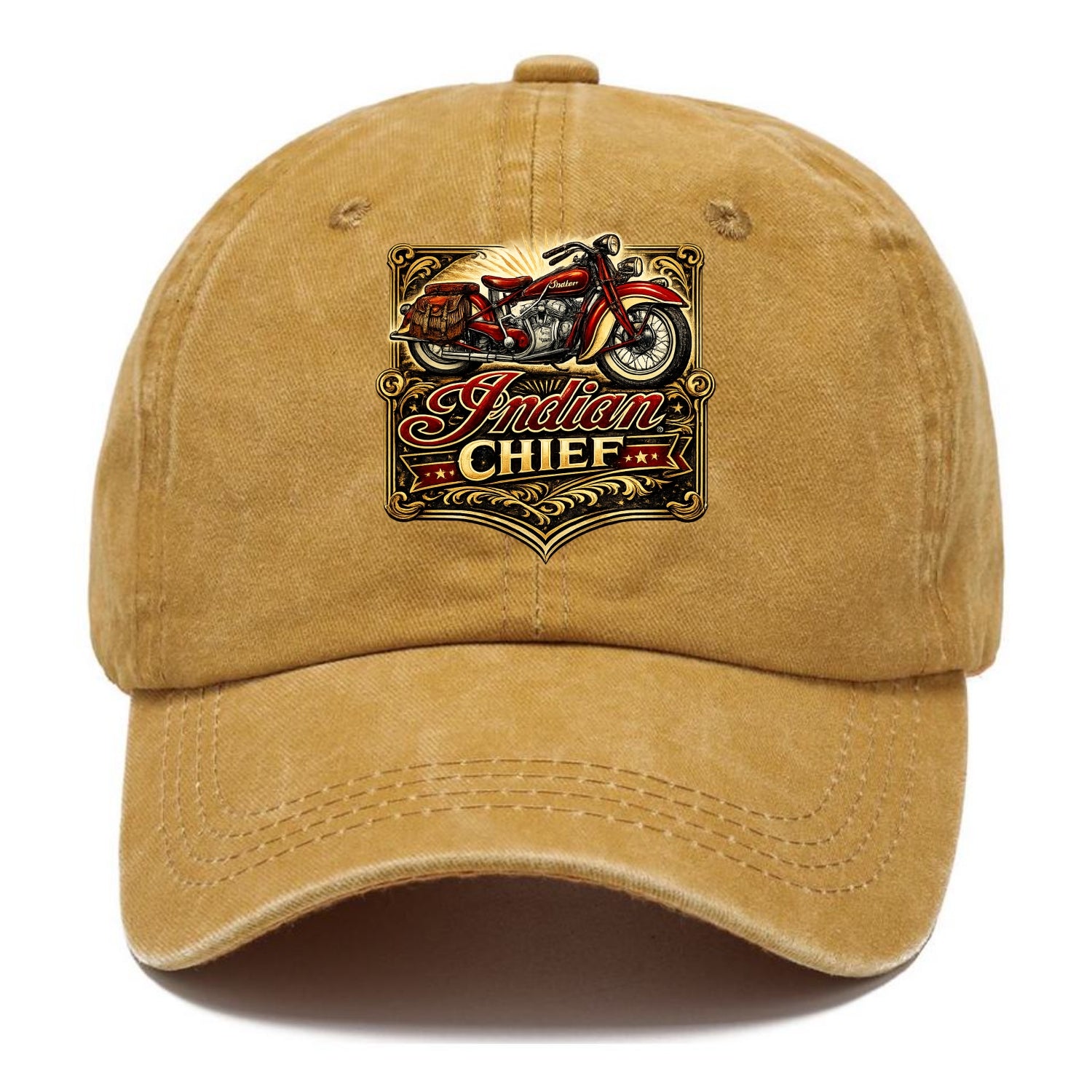 Classic Indian Chief - Classic Cap - Golden Harvest(Yellow)