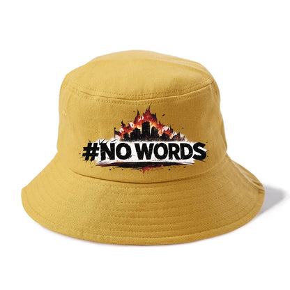 No Words - Bucket Hat - Golden Harvest(Yellow)