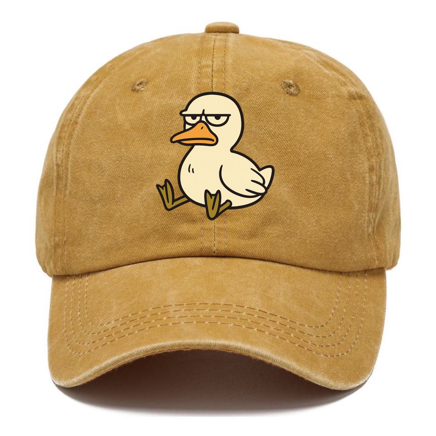 The Duck Judging Silently - Classic Cap - Golden Harvest(Yellow)
