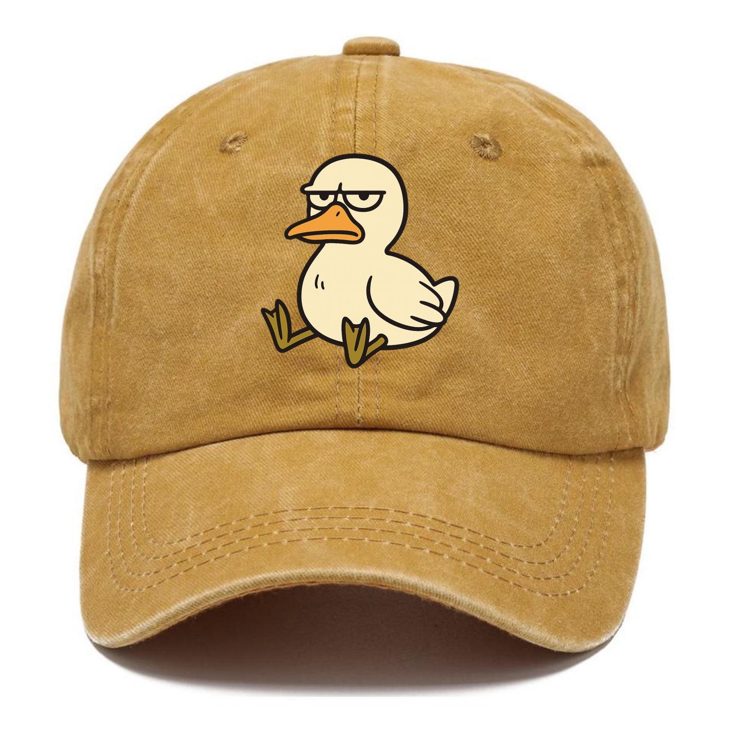 The Duck Judging Silently - Classic Cap - Golden Harvest(Yellow)